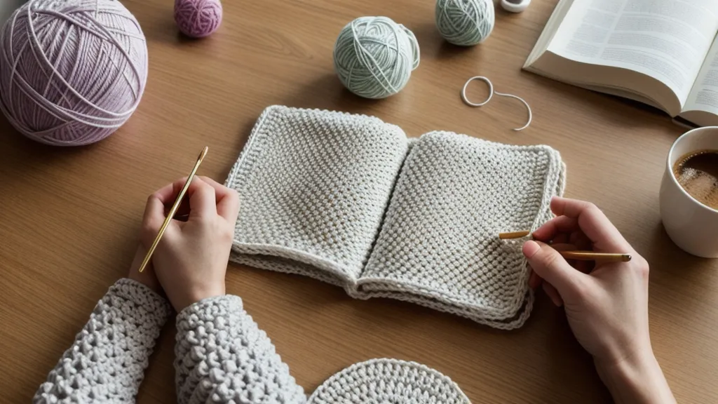 Cabeza de amigurumi con alfileres marcando dónde bordar los ojos para un acabado simétrico