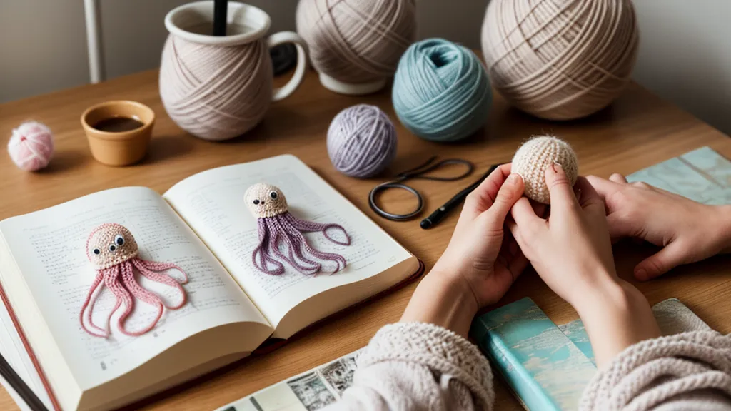Distintos tamaños de ojos de seguridad y sus arandelas para amigurumi sobre una superficie de trabajo