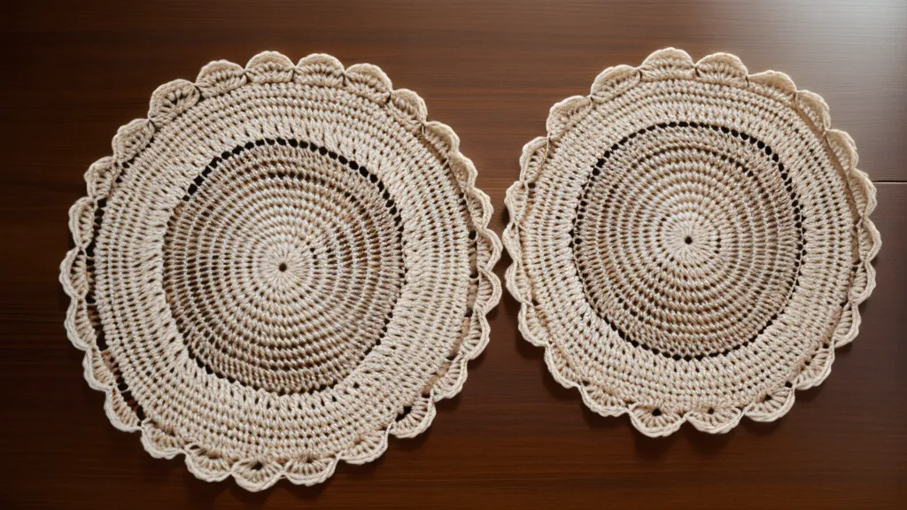 Comparación lado a lado entre una disminución clásica con relieve y una disminución invisible sin relieve en amigurumi