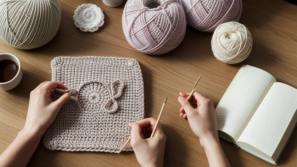 Amigurumi de crochet a medio tejer con gancho de 4mm, práctica del curso Crochet y Amigurumis Master