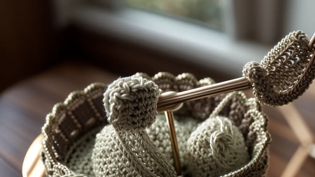 Detalle de una disminución invisible en un amigurumi de crochet, técnica de acabado limpio
