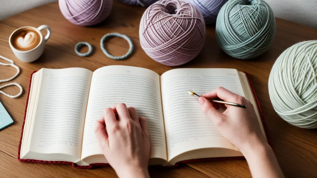 Perforadora de papel abriendo agujeros en un patrón de crochet impreso antes de archivarlo por técnica