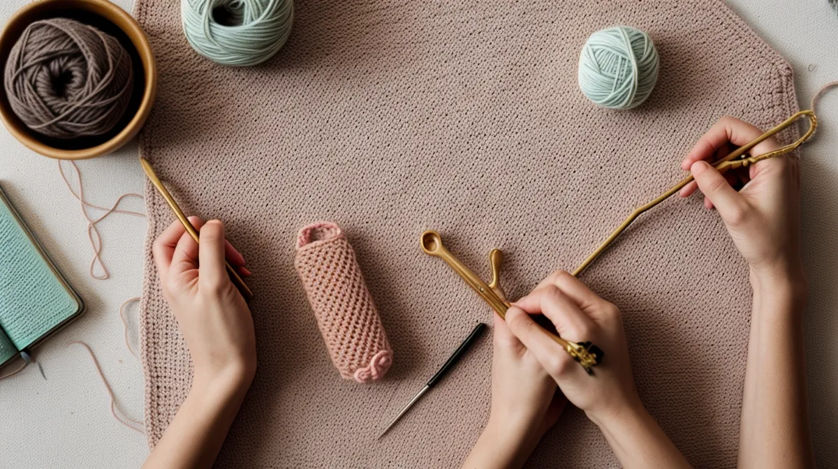 Punto en X para amigurumis: técnica yarn under crochet frente al punto tradicional
